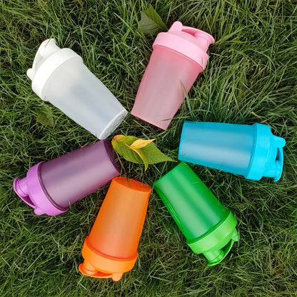 400ML Portable Protein Powder Shaker Bottle