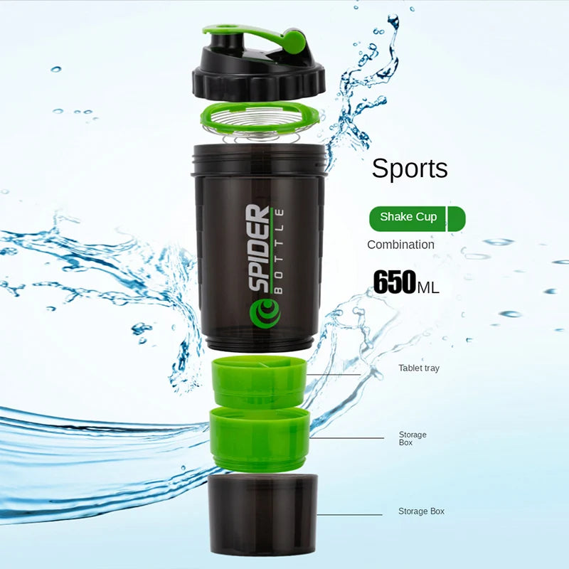 3 Layers Premium Shaker - The Spider Bottle